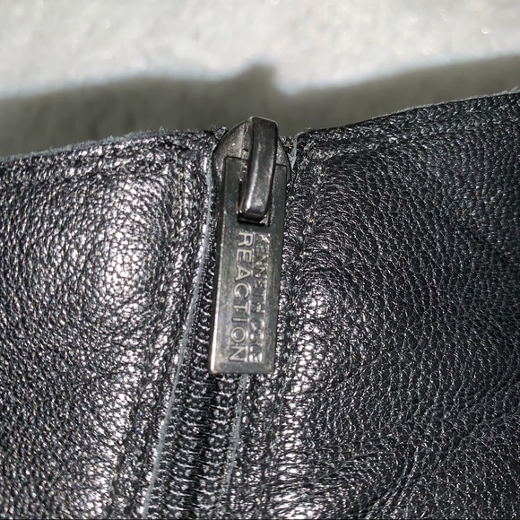 Kenneth Cole Real Leather Booties Size 8.5 Gorgeous on look like spats! - Picture 7 of 16